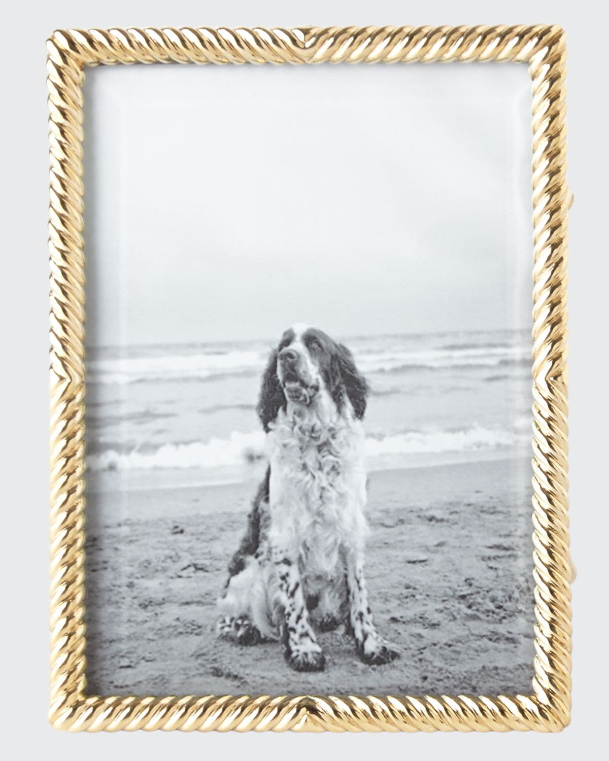 L'objet Gold Deco Twist 5" X 7" Picture Frame