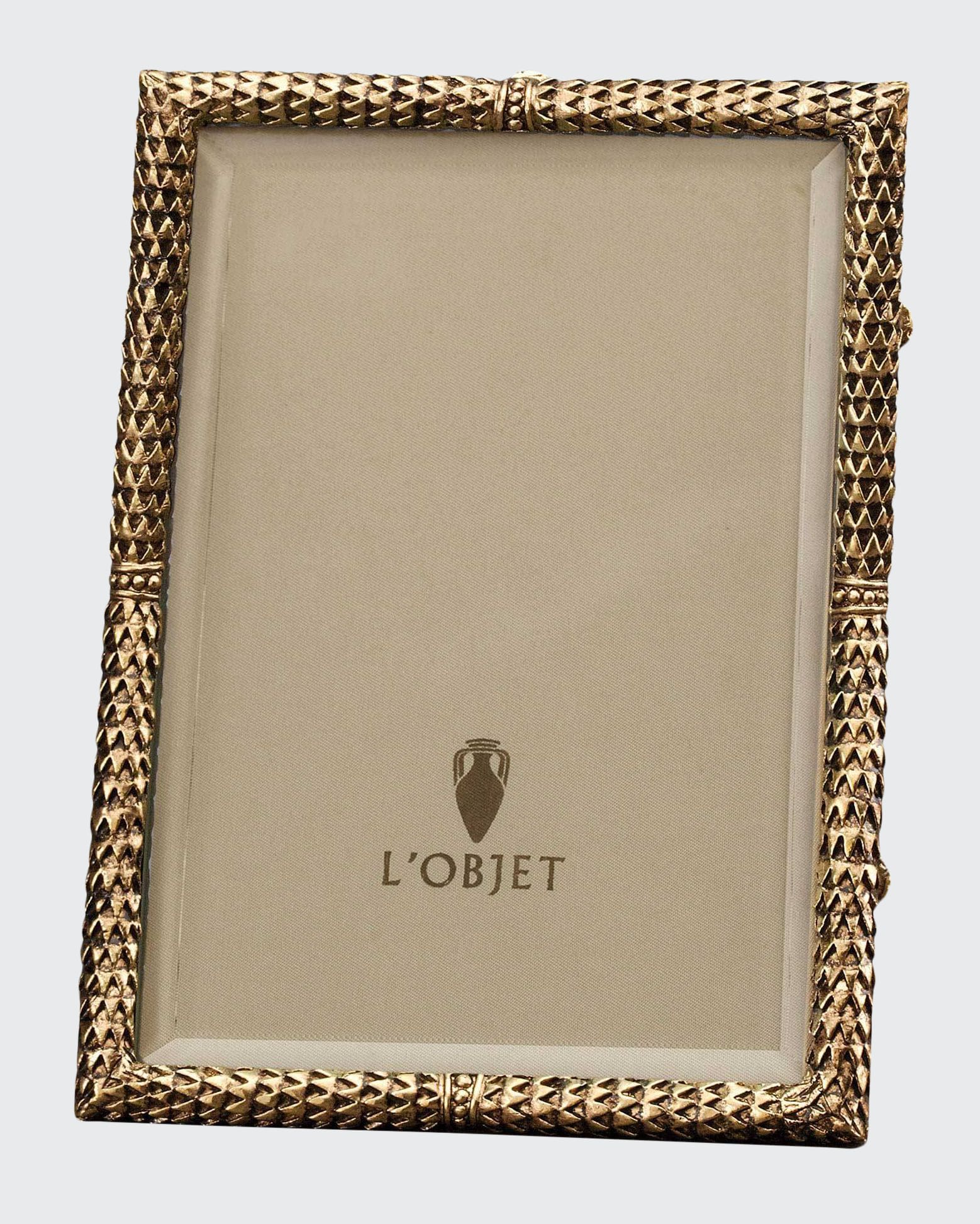 L'OBJET SCALES PICTURE FRAME, 5" X 7"