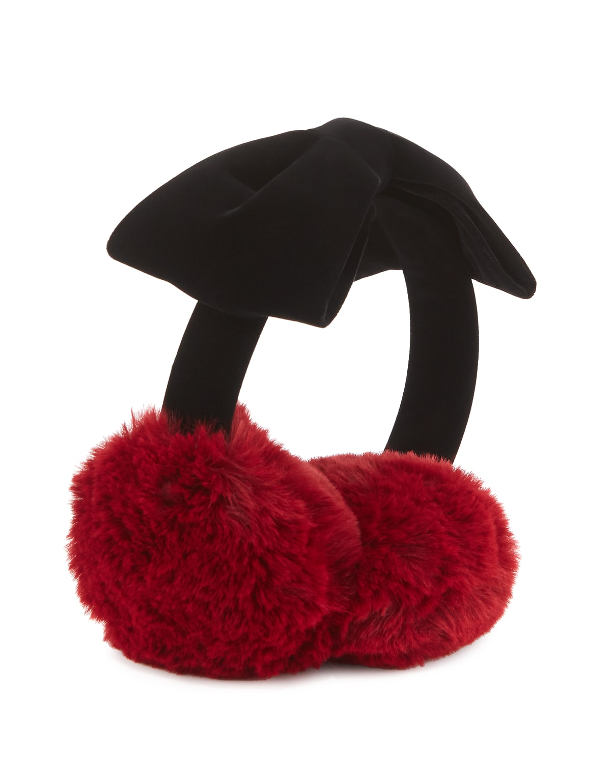 kate spade new york kids' fauxfur cherry earmuffs