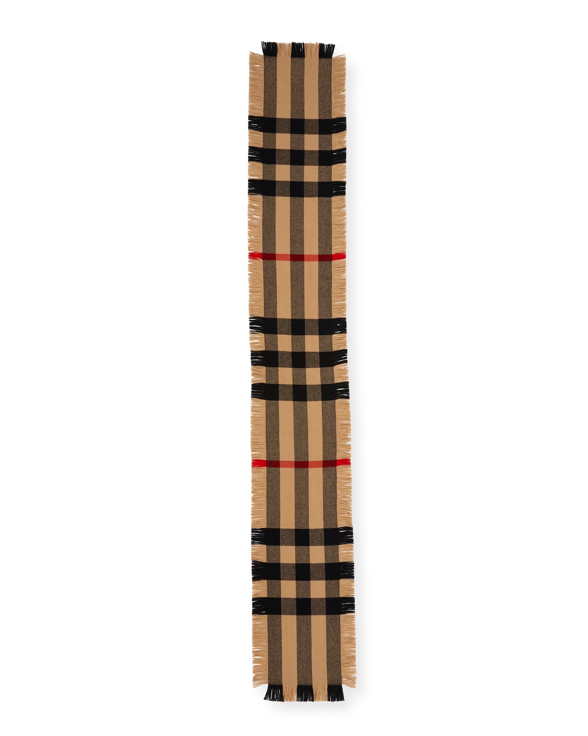 Burberry half mega fringe on sale scarf