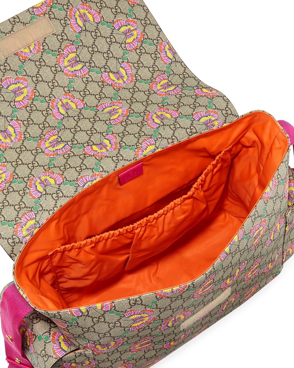 Gucci butterfly diaper bag store