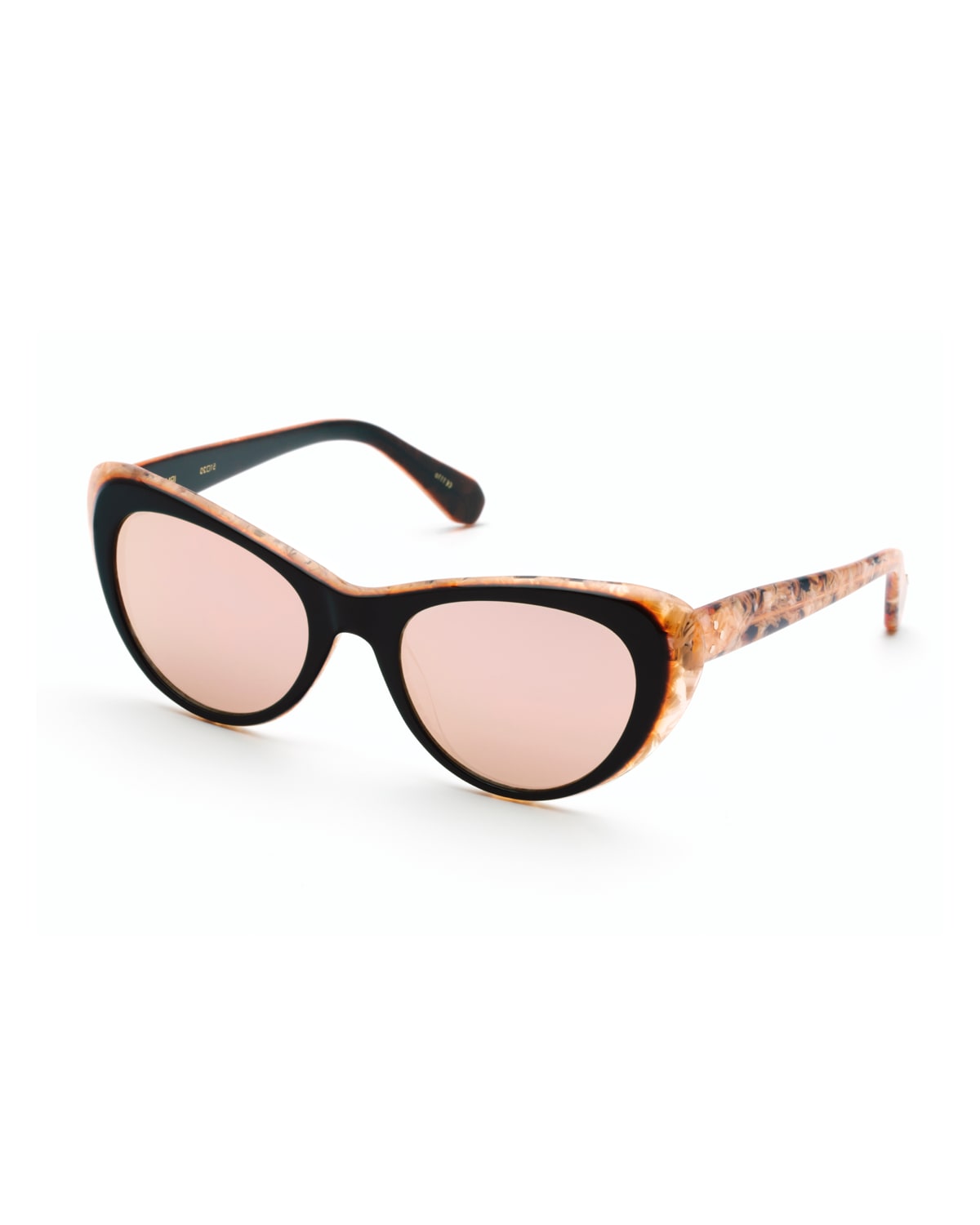 KREWE Irma Oval Mirrored Sunglasses, Mystic
