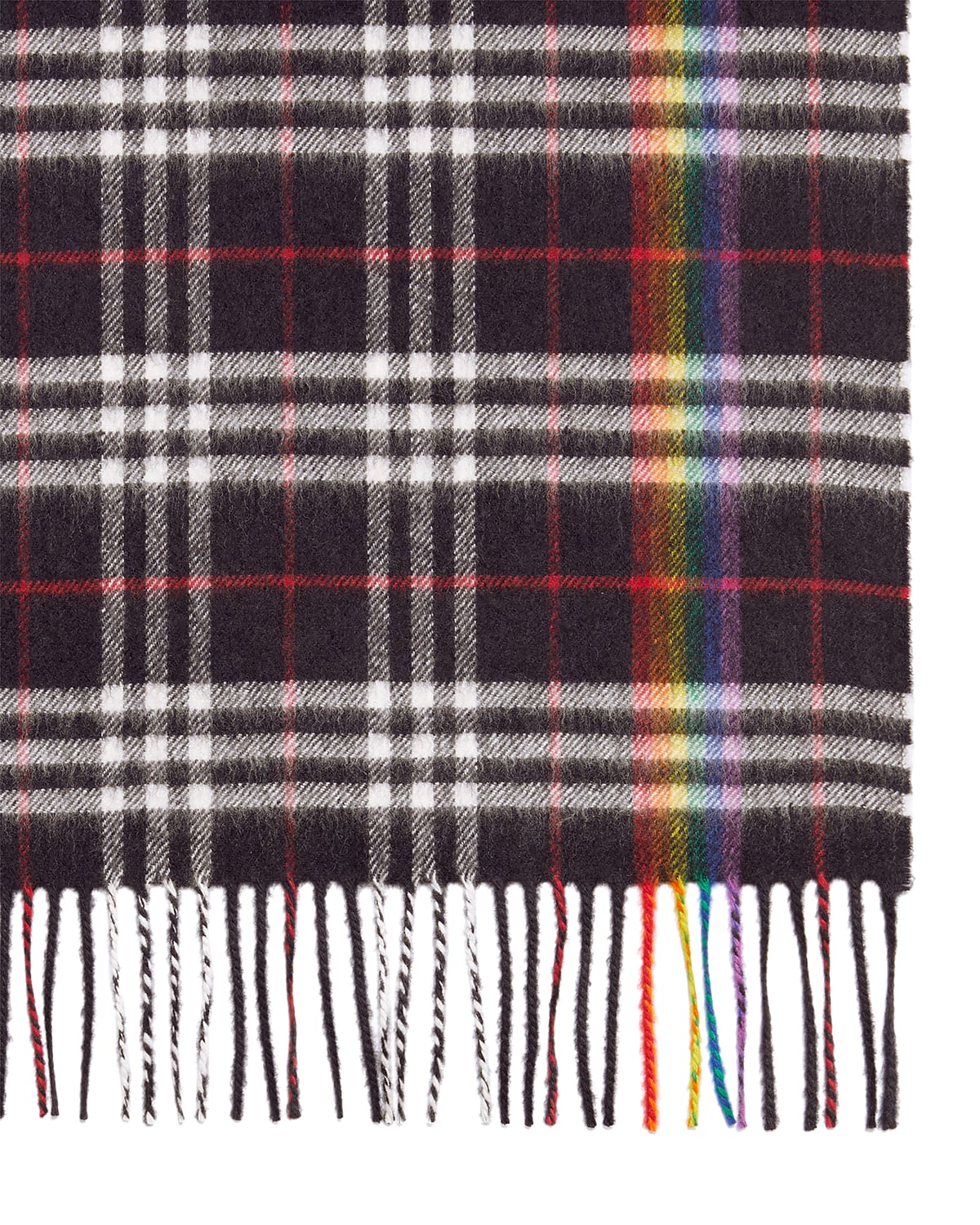 Burberry rainbow cashmere scarf online