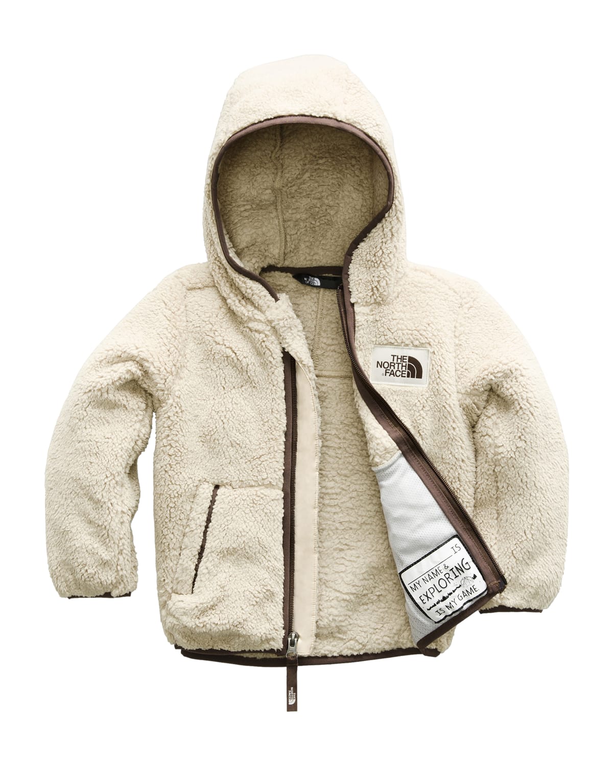 The North Face Campshire Hooded Sherpa Fleece Jacket, Size 24T