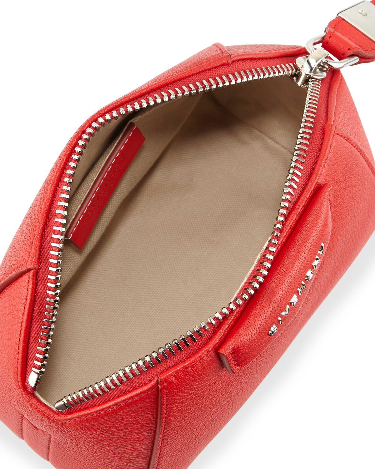 Givenchy Mini Antigona Red Leather ref.58333 - Joli Closet