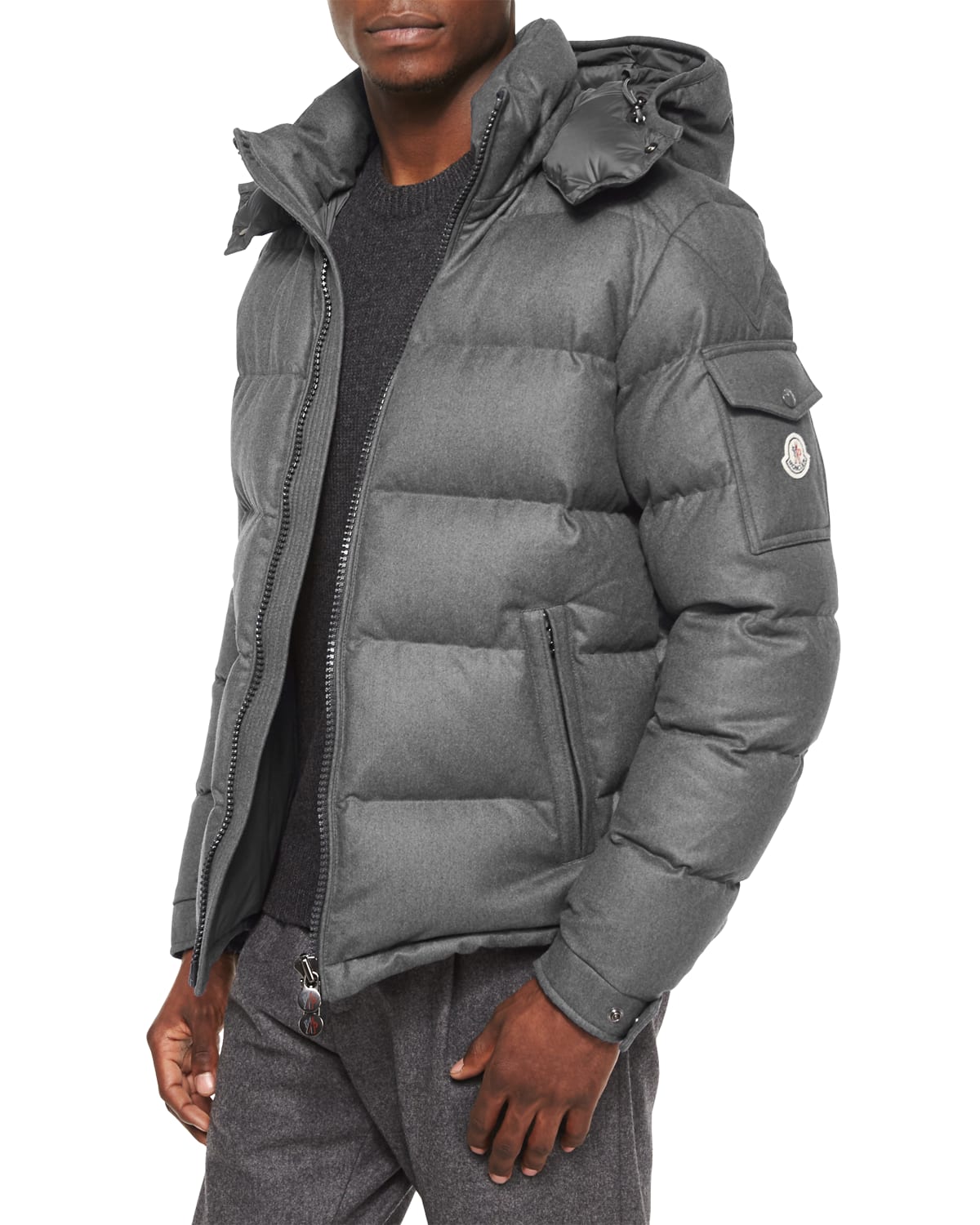 Montgenevre Quilted Down Jacket Gray