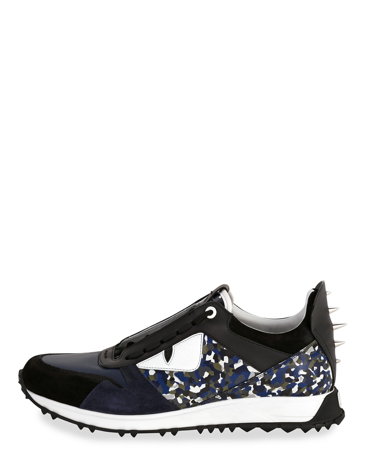 Granite Runner Spike Back Leather Sneaker Blue Multi