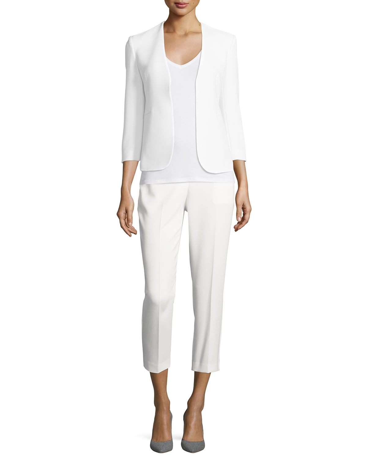 Lindrayia B Admiral Crepe Open Jacket