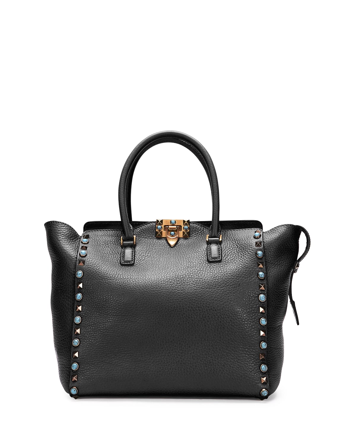 Valentino Garavani Rolling Rockstud Small Shoulder Bag, Black - Bergdorf  Goodman