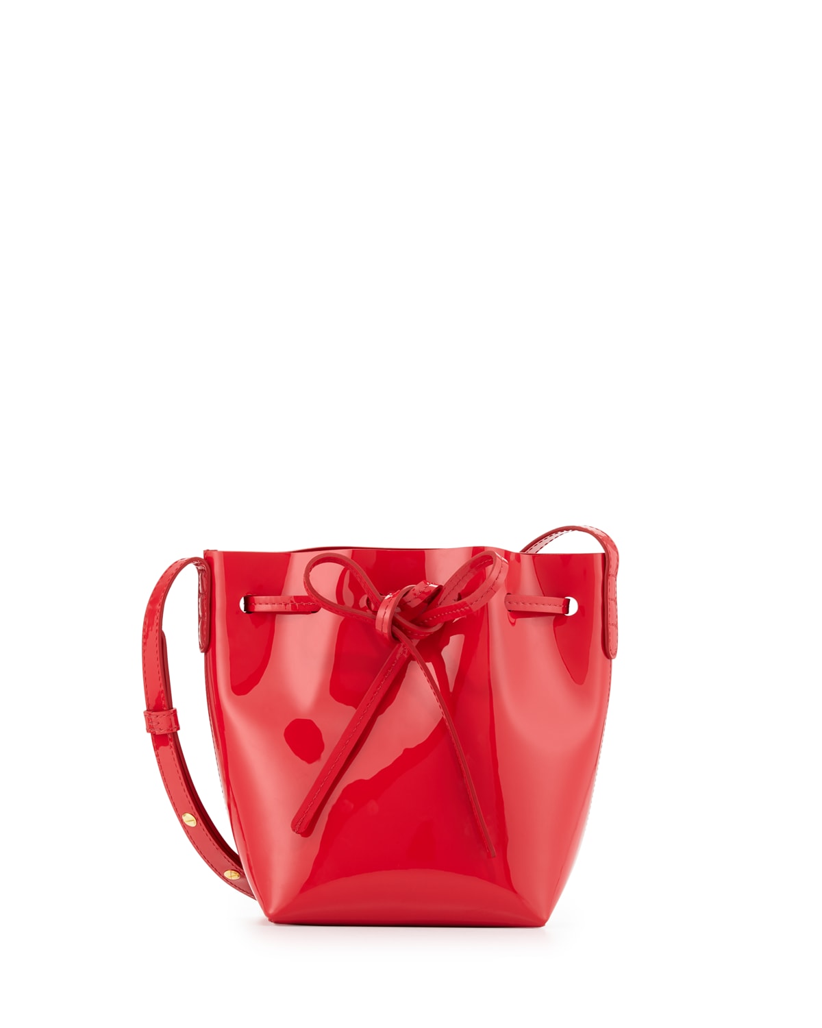 Mansur Gavriel Mini Mini Patent Leather Bucket Bag
