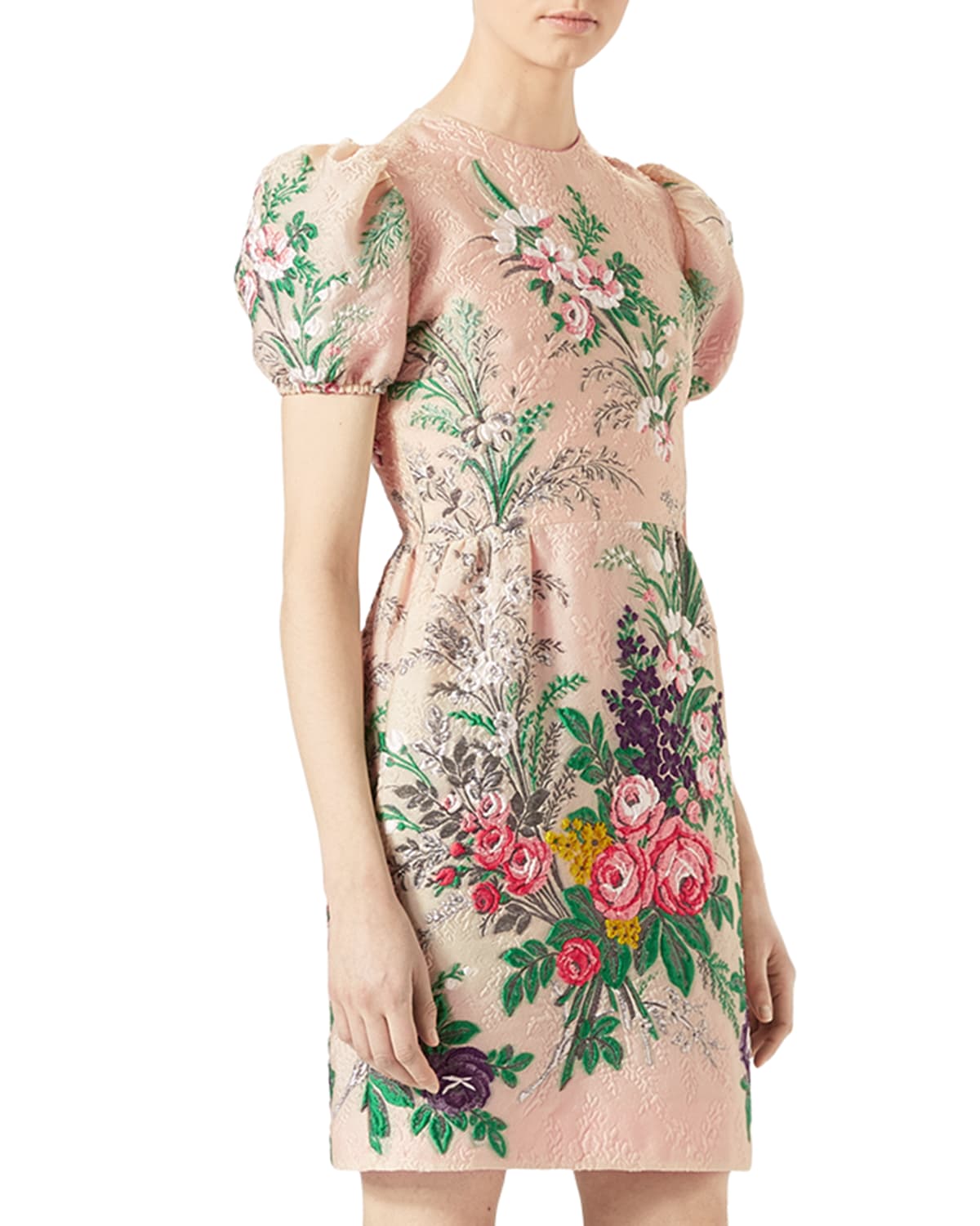 Gucci embroidered dress hotsell