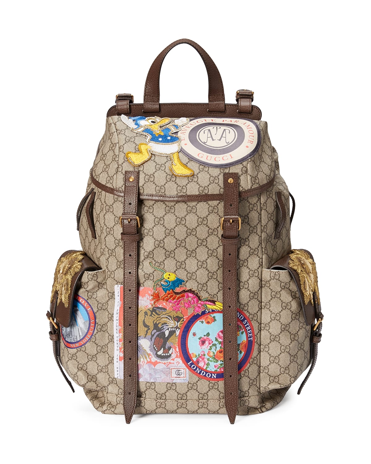 Gucci Soft GG Supreme Backpack - Farfetch  Stylish laptop bag, Bags  designer fashion, Supreme backpack