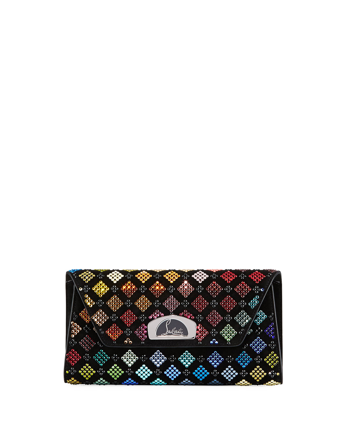 Christian Louboutin Vero Dodat Harlequin Strass Clutch Bag