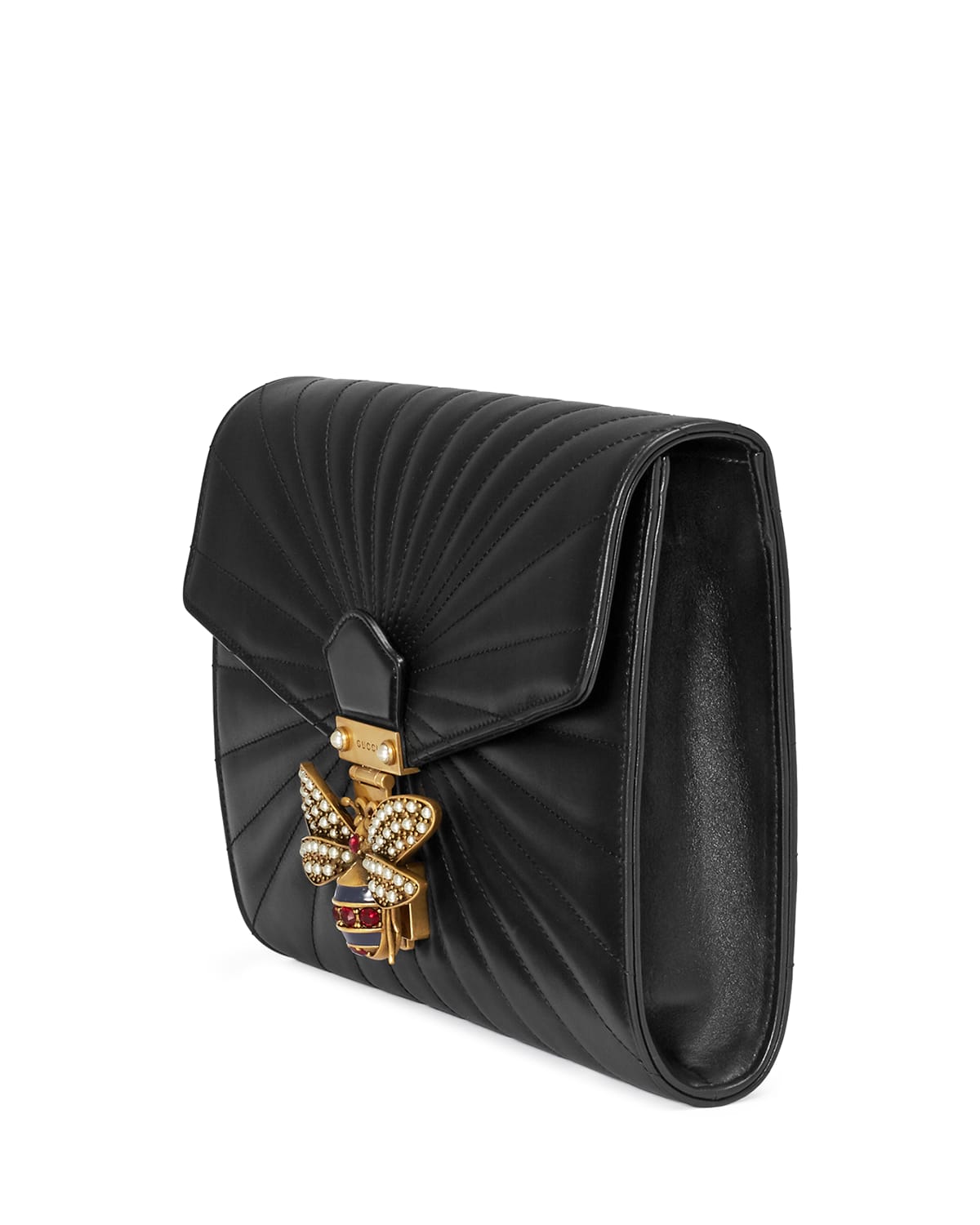 Gucci bee clutch bag sale