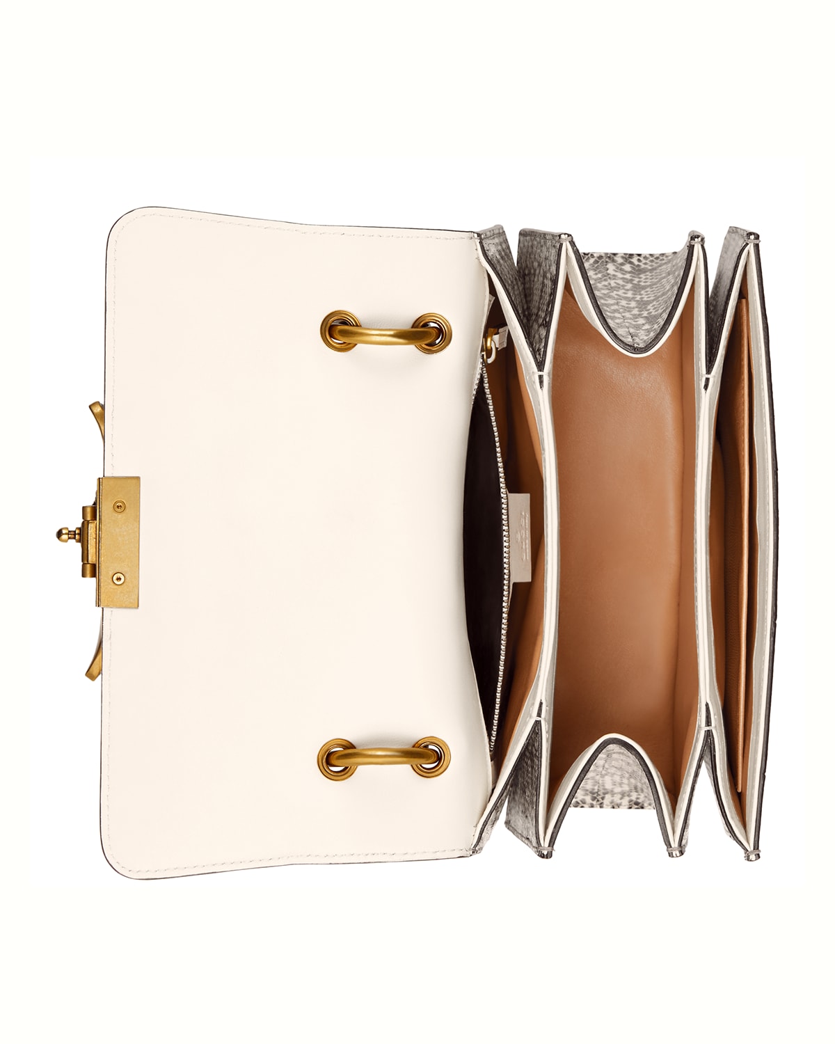 Gucci White Calfskin Small Queen Margaret Top Handle Bag - Shop Gucci