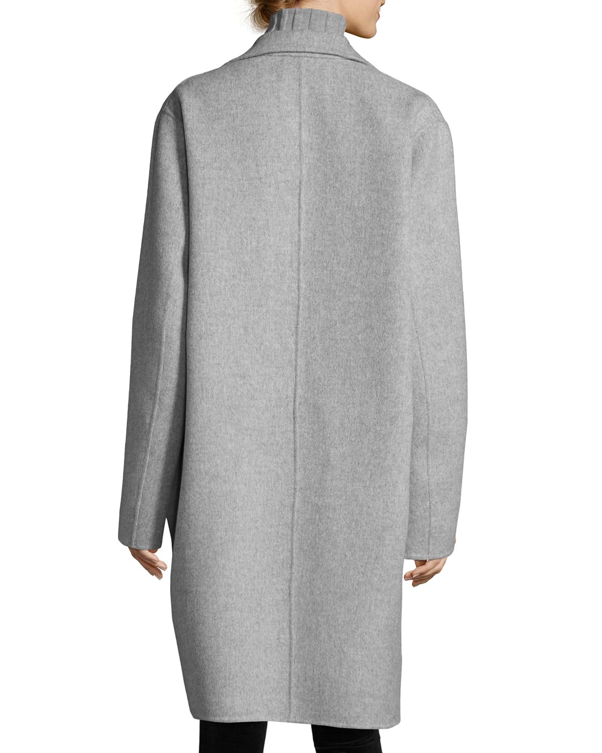 Landi Double Face Wool Coat Gray