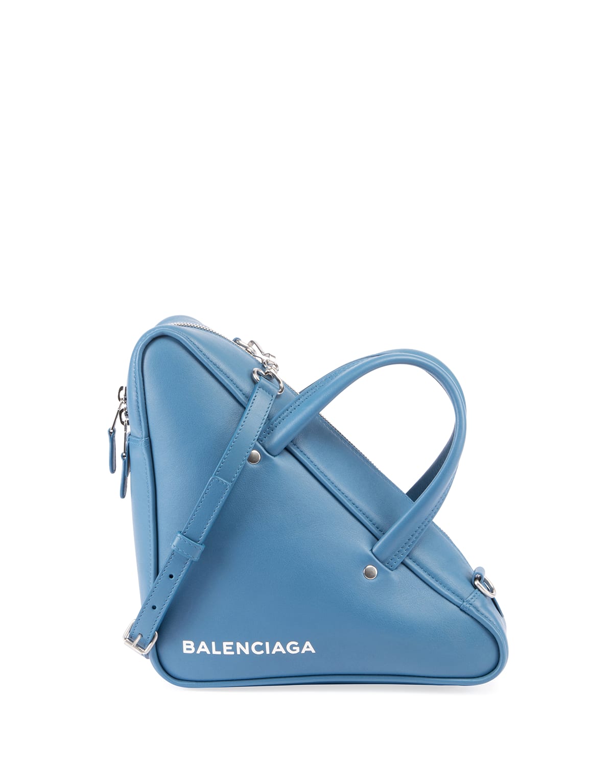 Balenciaga Triangle Duffel Small Leather Bag