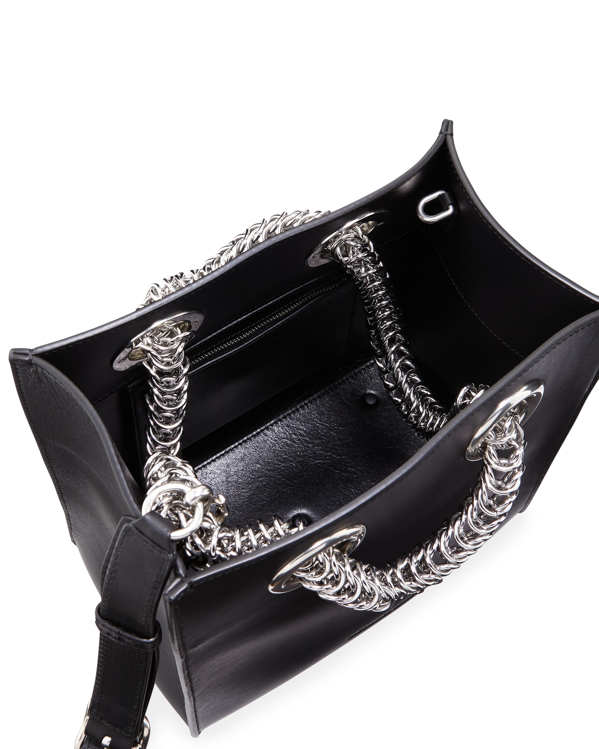 Genesis Leather Chain Handle Tote Bag