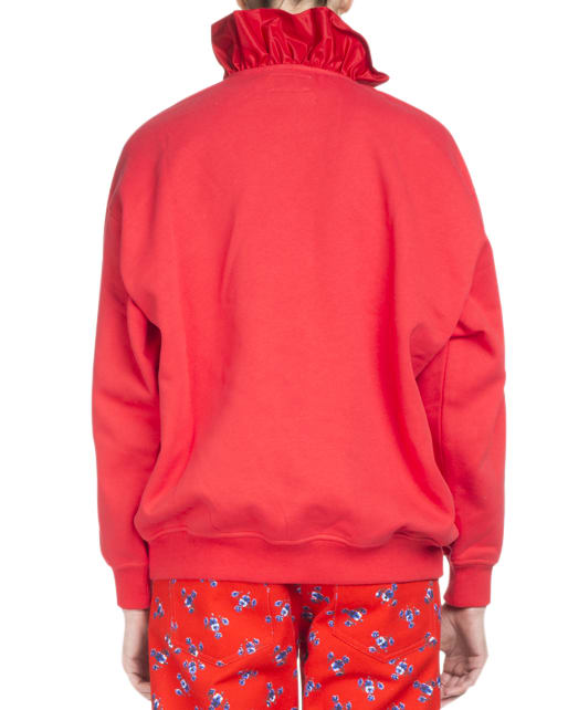 Kenzo La Collection Memento N 1 Ruffle Neck Logo Sweatshirt