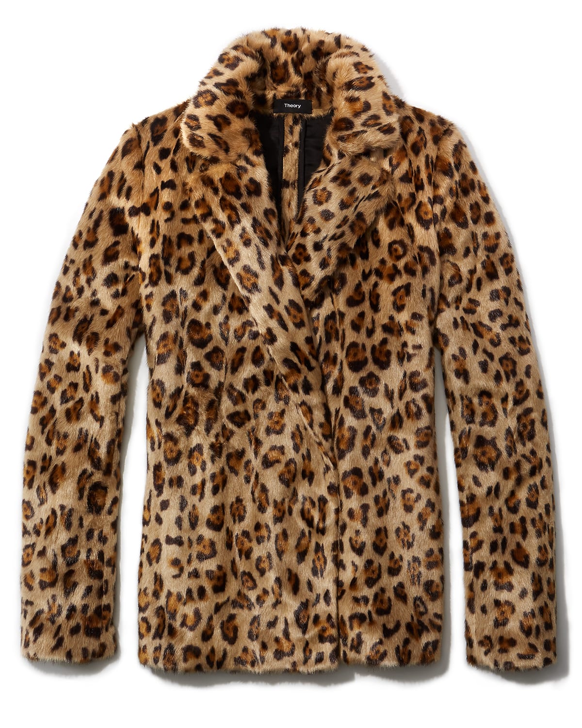Clairene Leopard Faux Fur Coat