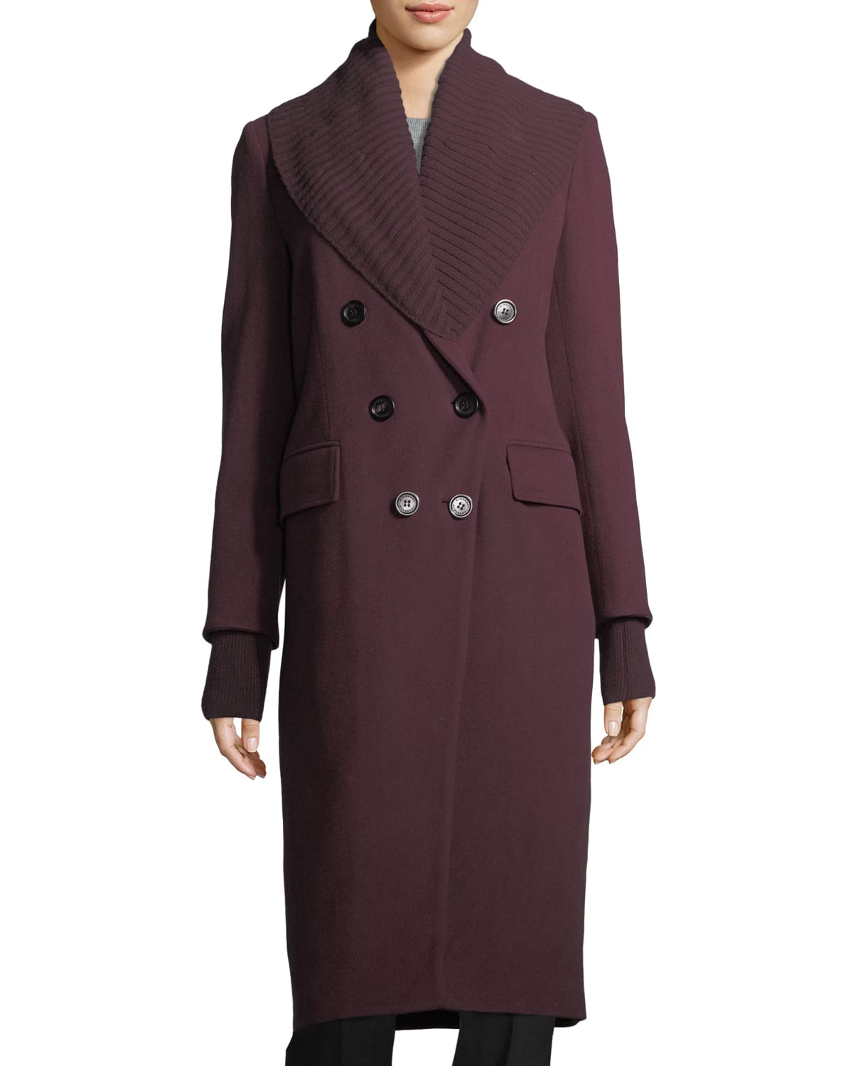 Burberry double breasted cashmere coat hot sale
