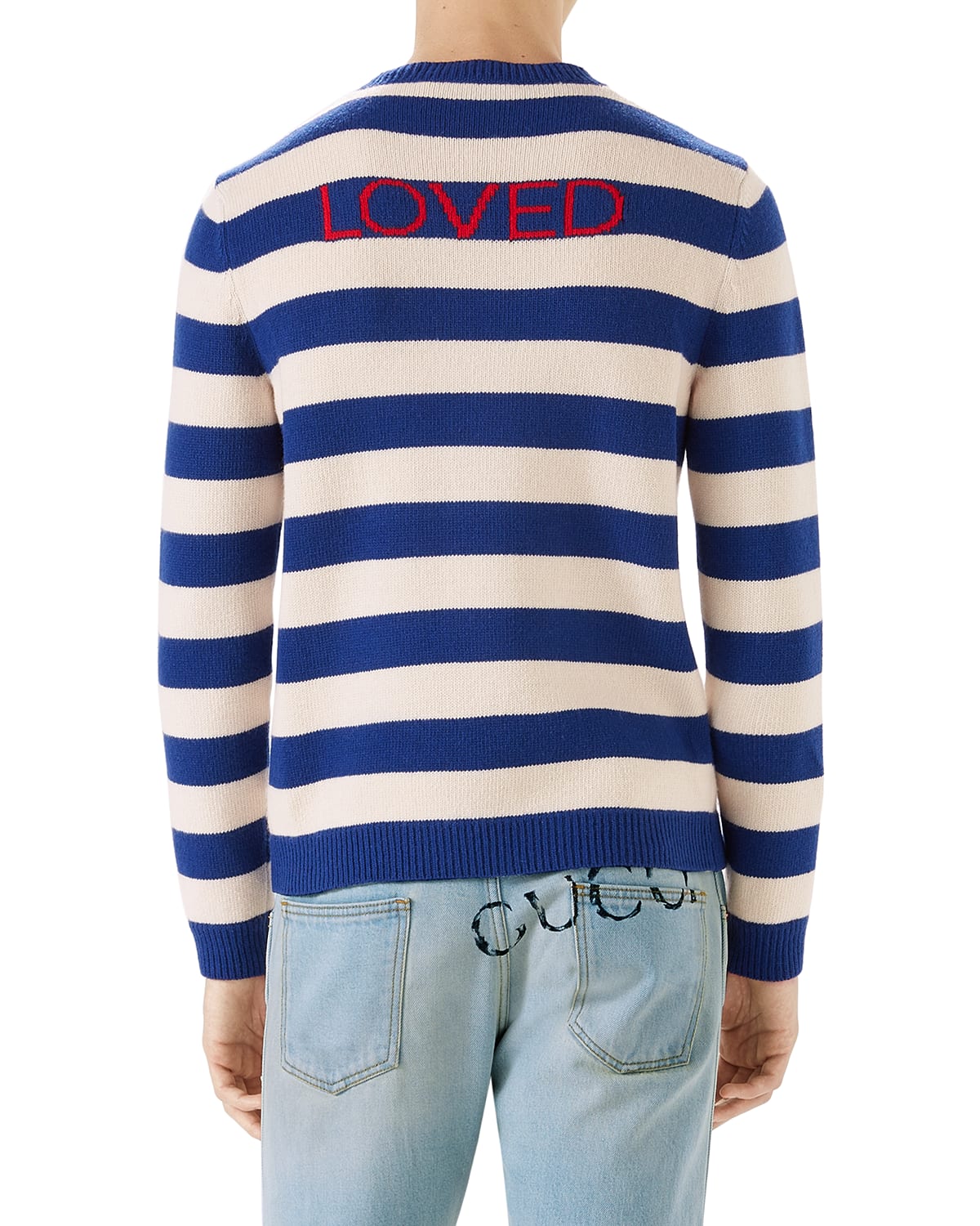 Striped Tiger Head Sweater