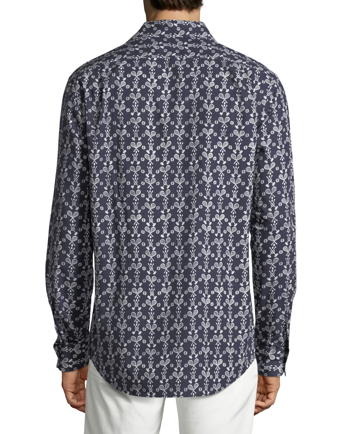 Ralph Lauren Tennis CroquetPrint Sport Shirt