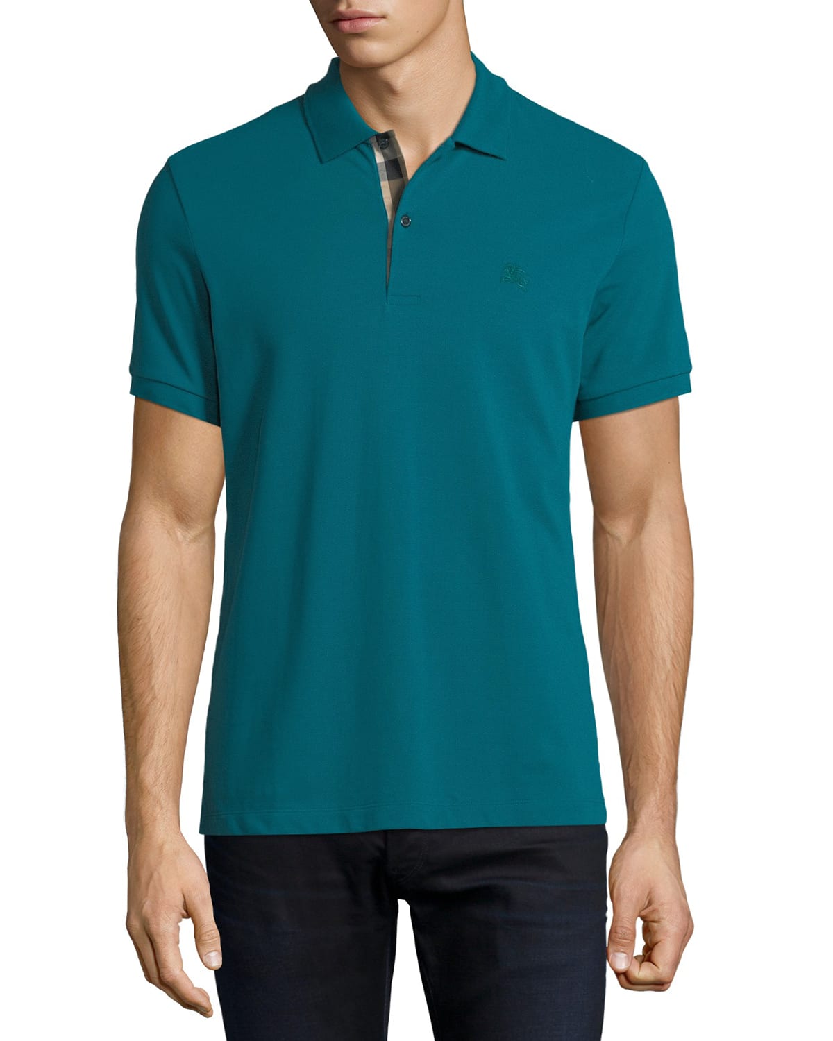 Green burberry polo hotsell