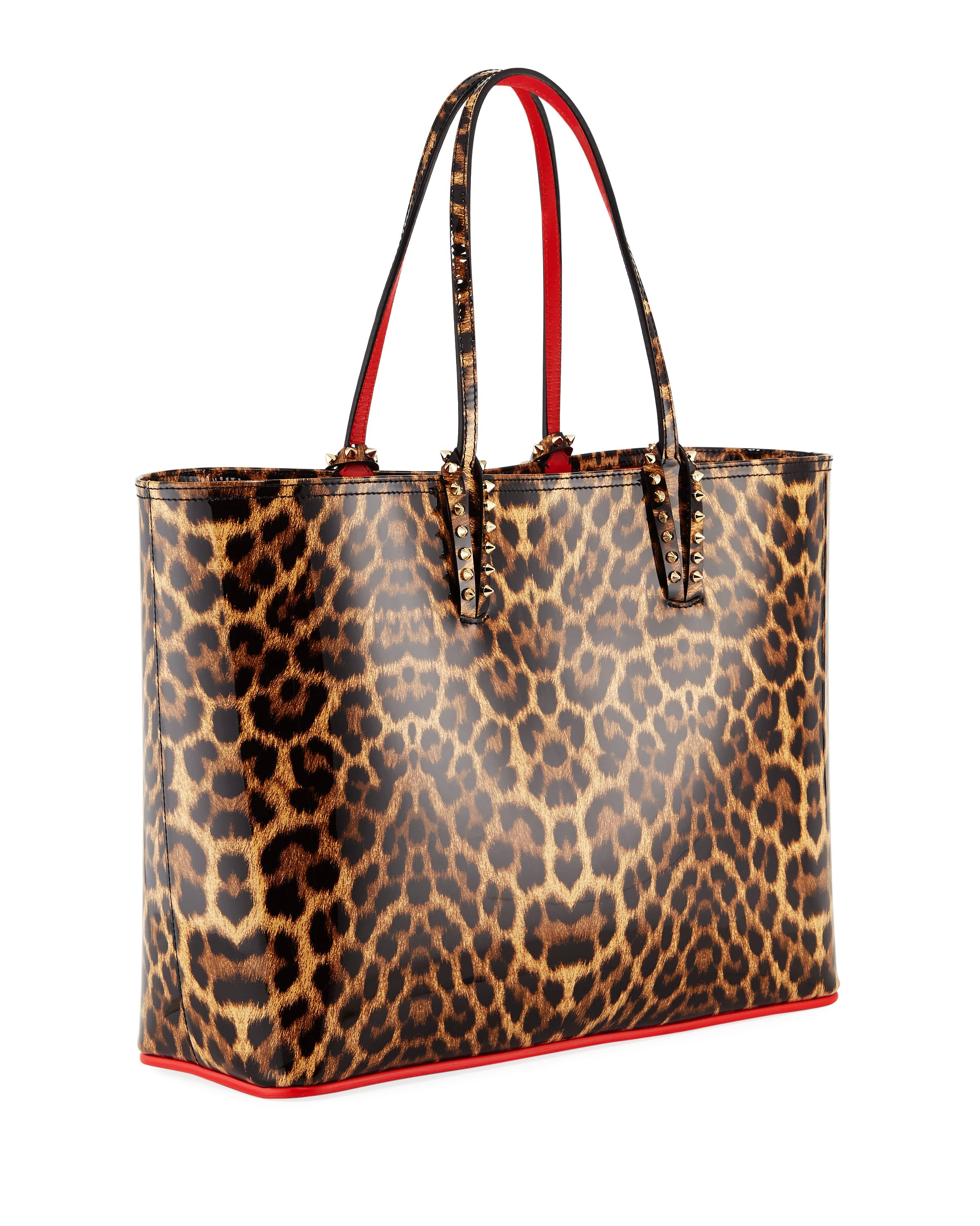 Christian louboutin leopard tote best sale