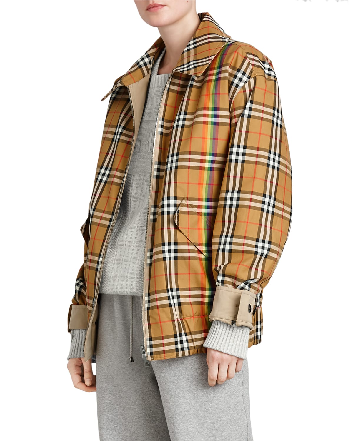 Burberry rainbow jacket hotsell
