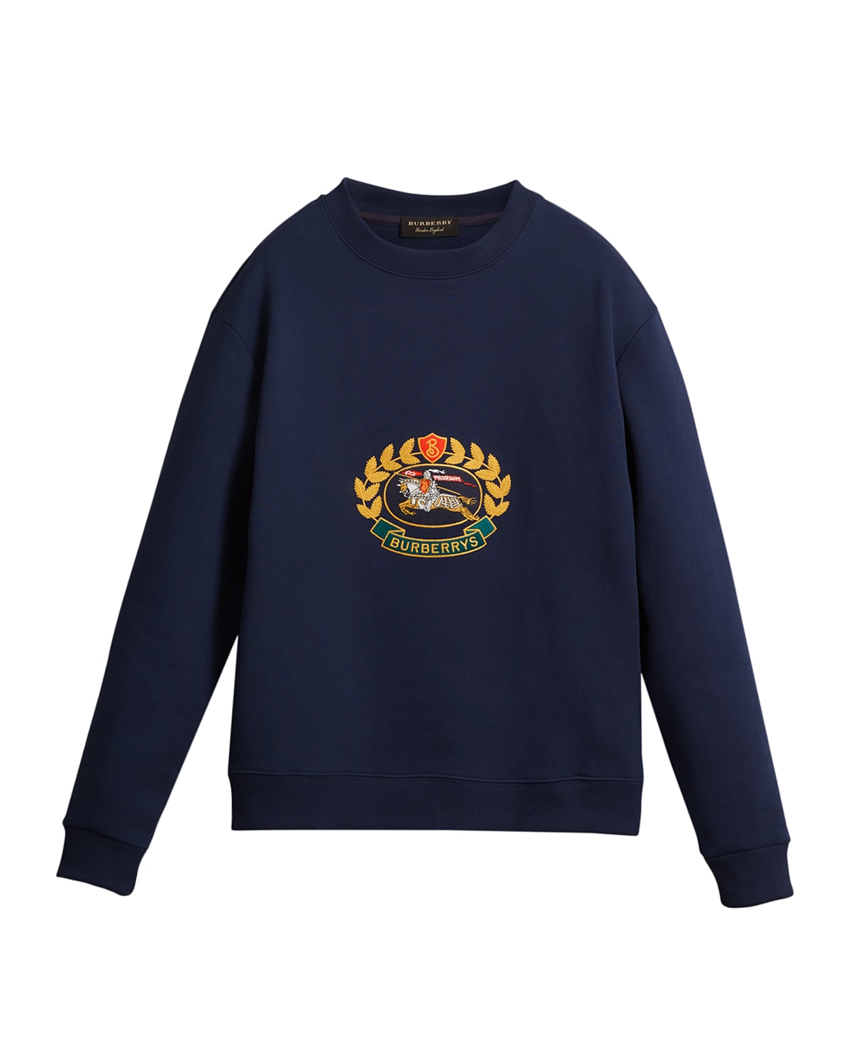 Burberry shops crest sweatshirt