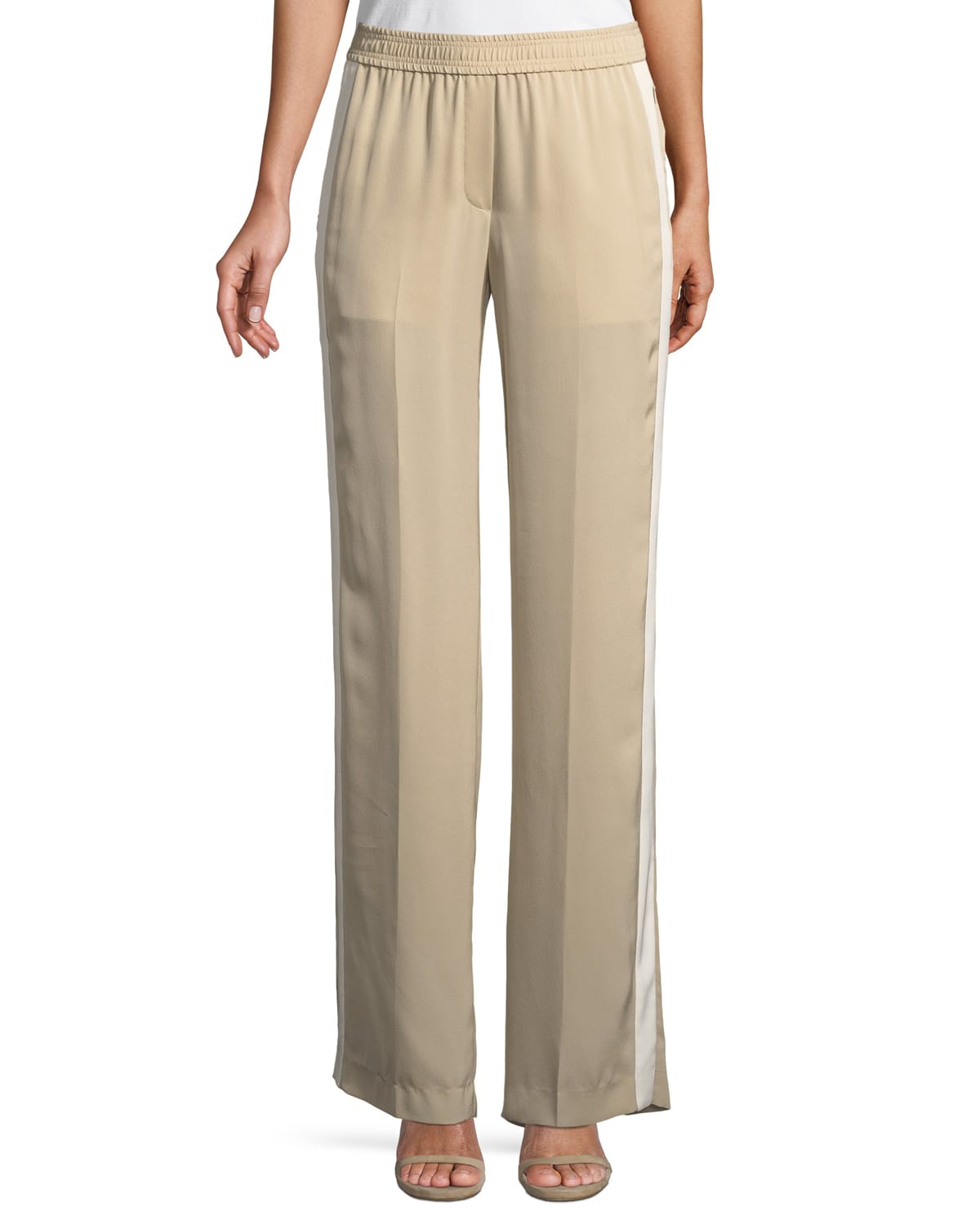 Theory Modern Silk Track Pants