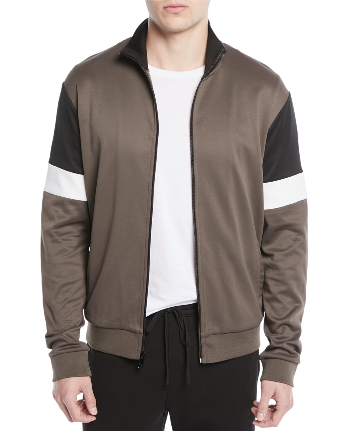 Vince Colorblock Zip Track Jacket buy