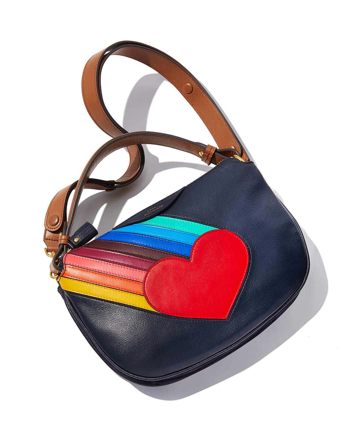 Anya Hindmarch The Soft Stack Rainbow Crossbody Bag