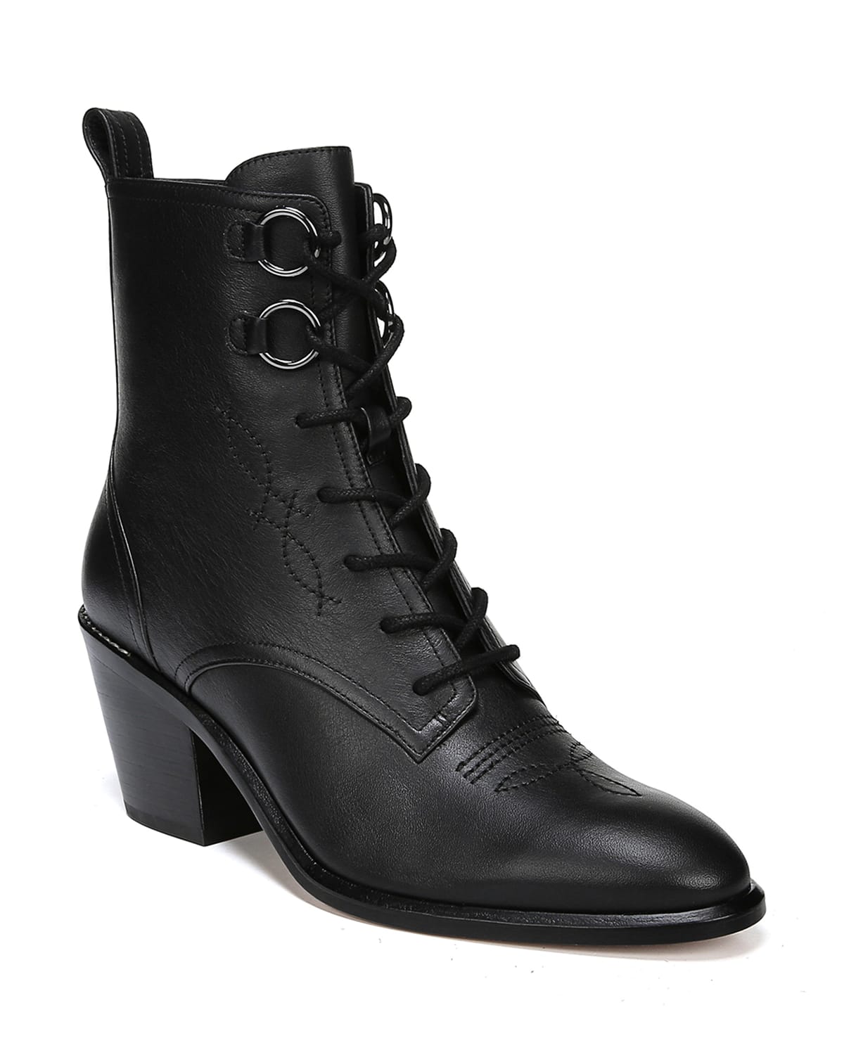 Dakota Leather Lace Up Boots