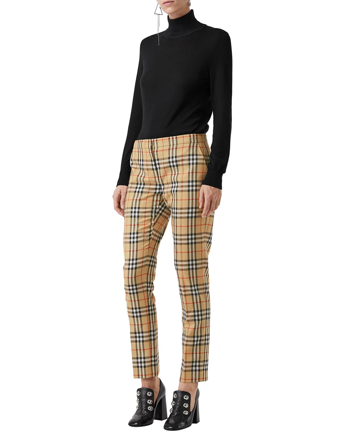 Burberry hanover pants best sale