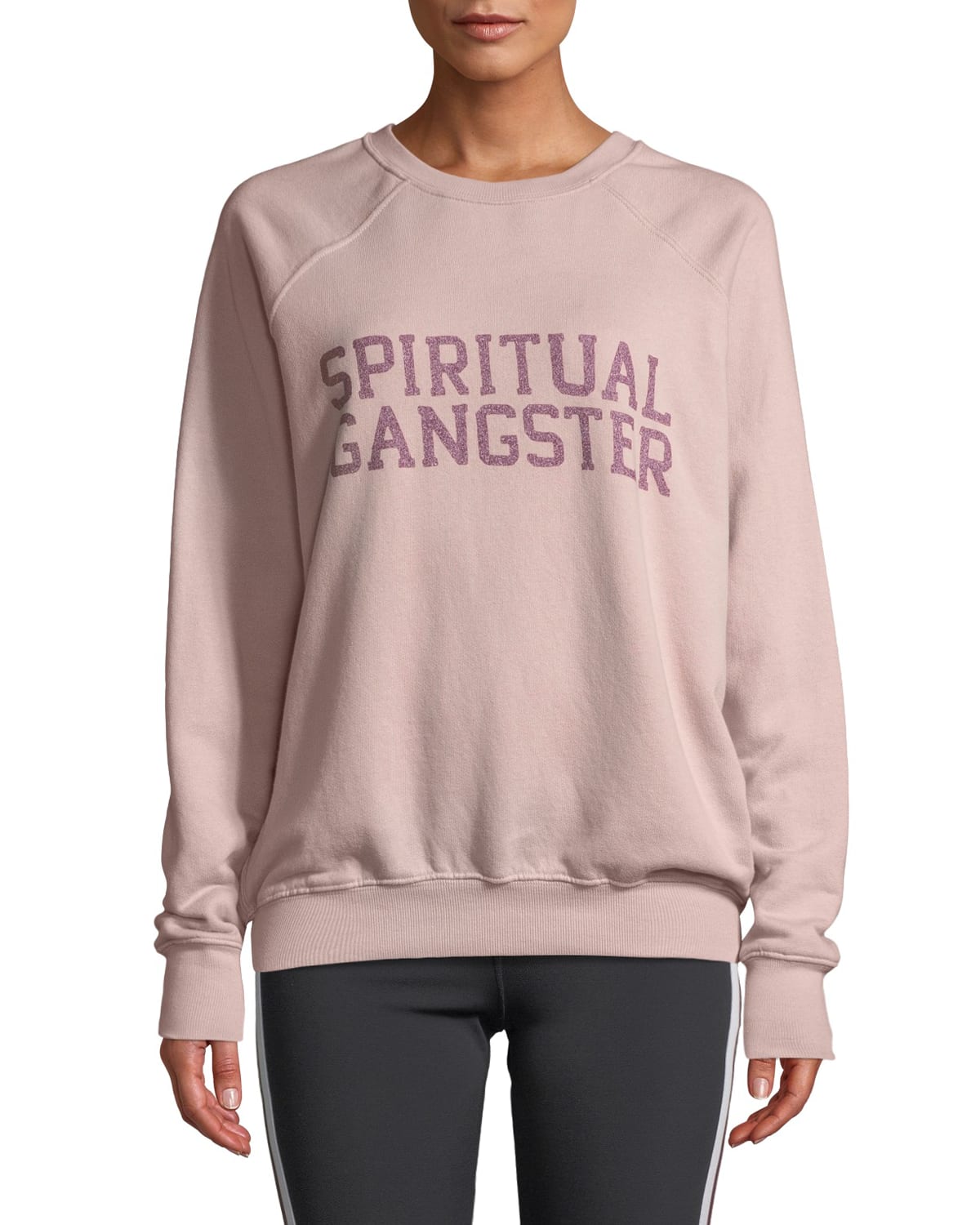 Spiritual gangster varsity sweatshirt sale