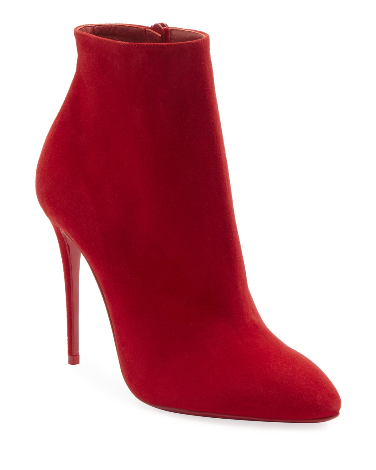 Eloise Suede Red Sole Booties