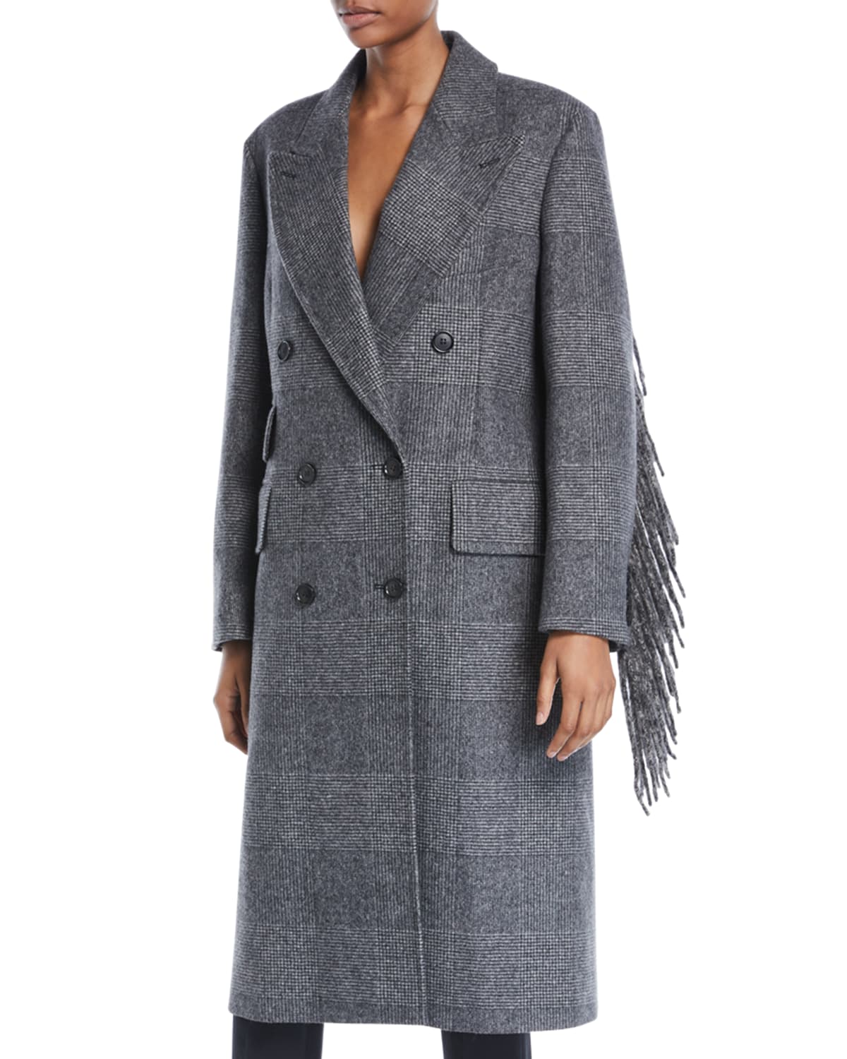 Max mara plaid coat hotsell