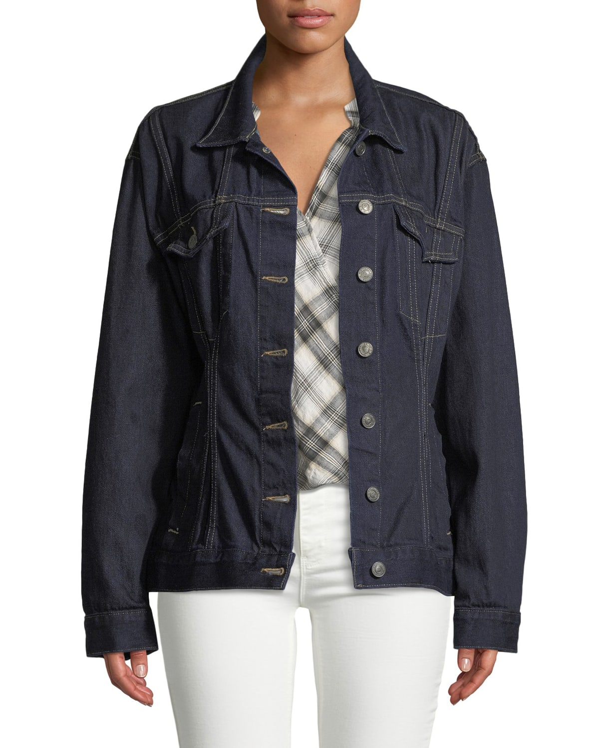 Current elliott denim jacket hotsell