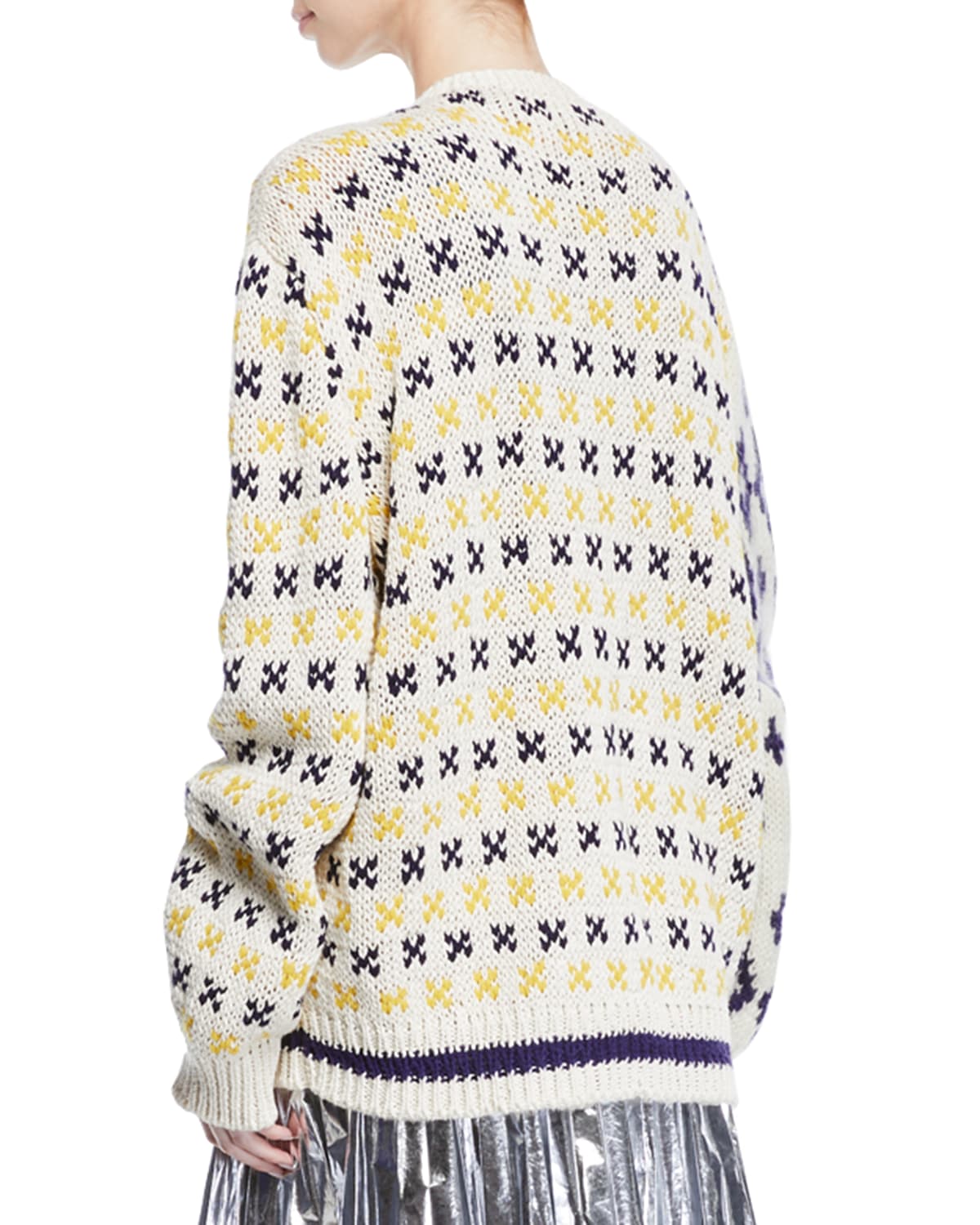 https www.bergdorfgoodman p calvin klein 205w39nyc uc berkeley intarsia crewneck sweater prod141280056