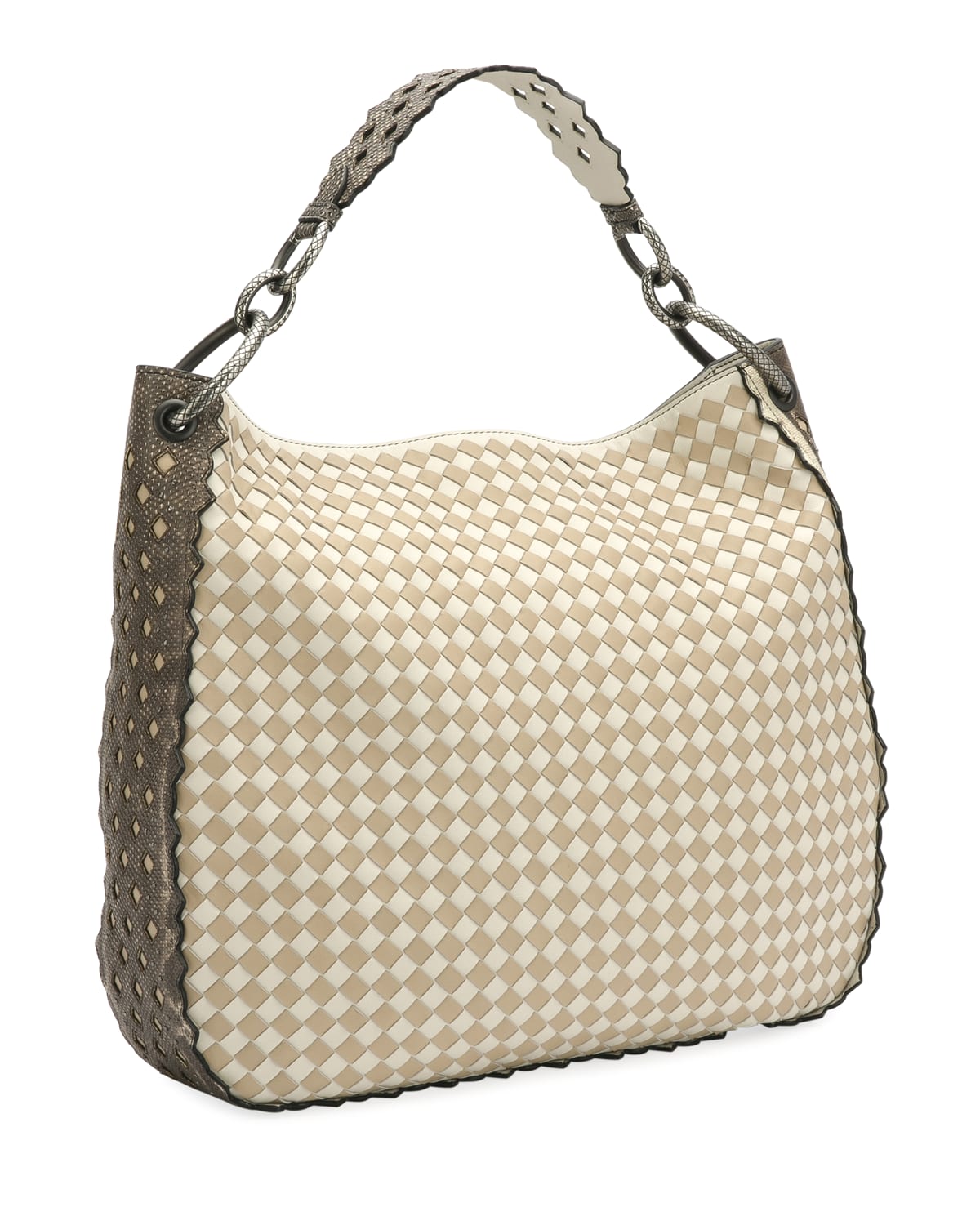 Loop Check Small Hobo Bag