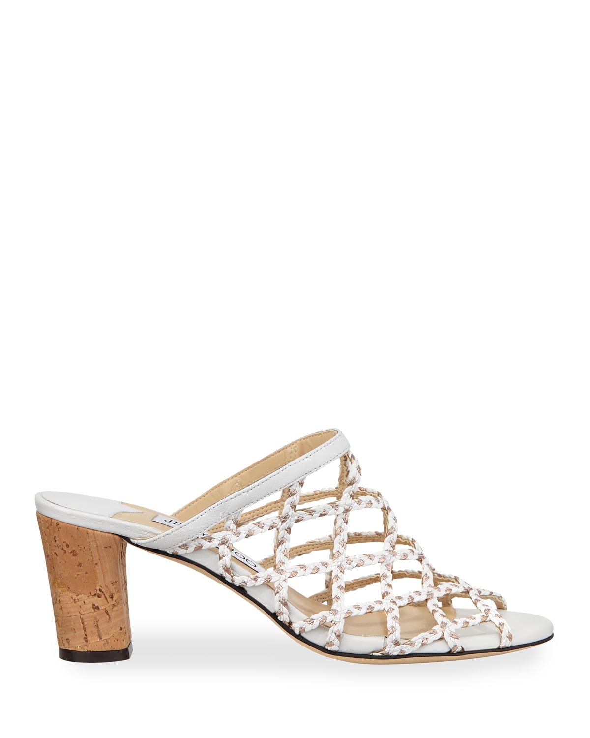 Dean Braided Rope Cutout Slide Sandals
