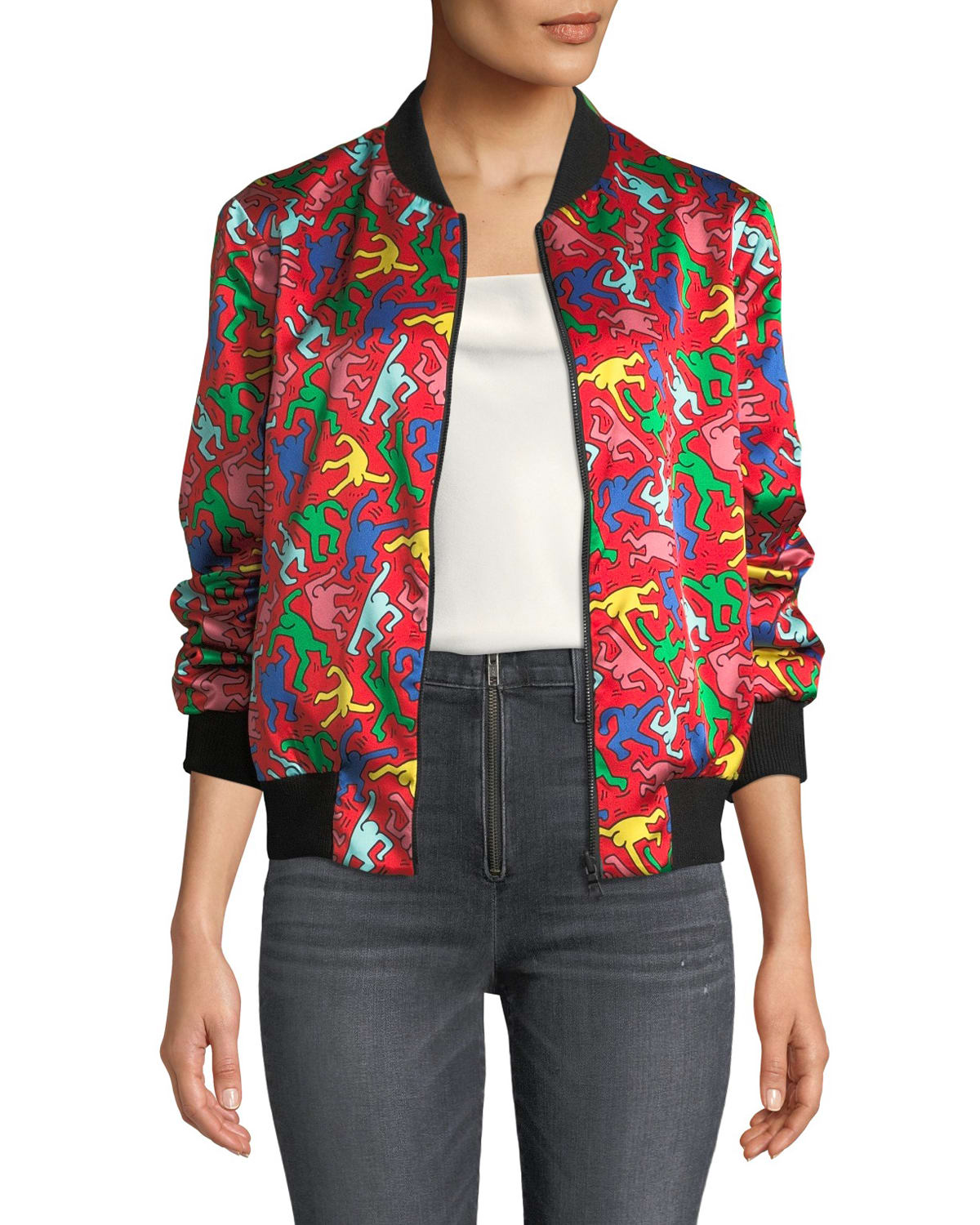 Alice and olivia reversible bomber hotsell