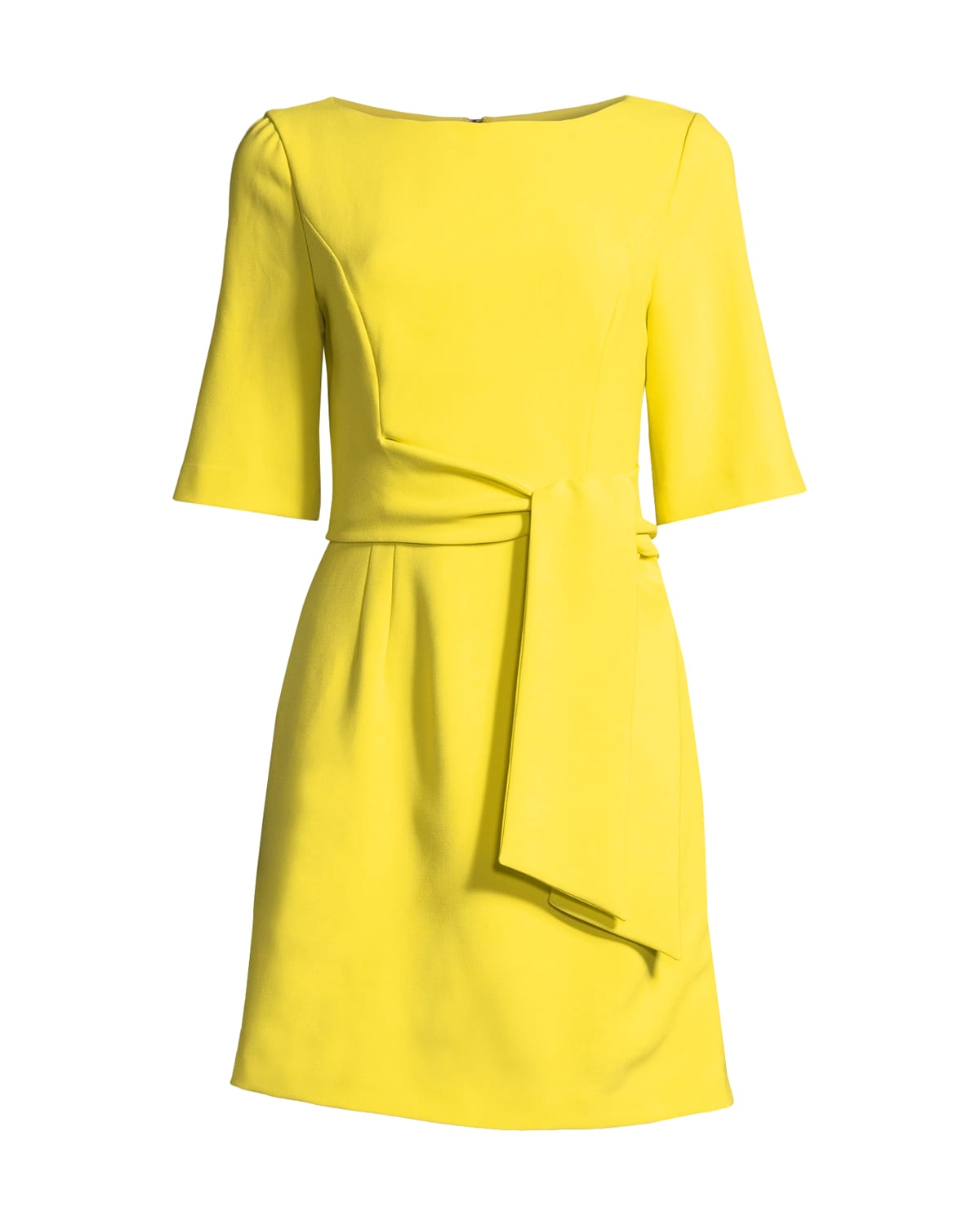 Virgil Boat Neck Dress with Wrap Belt