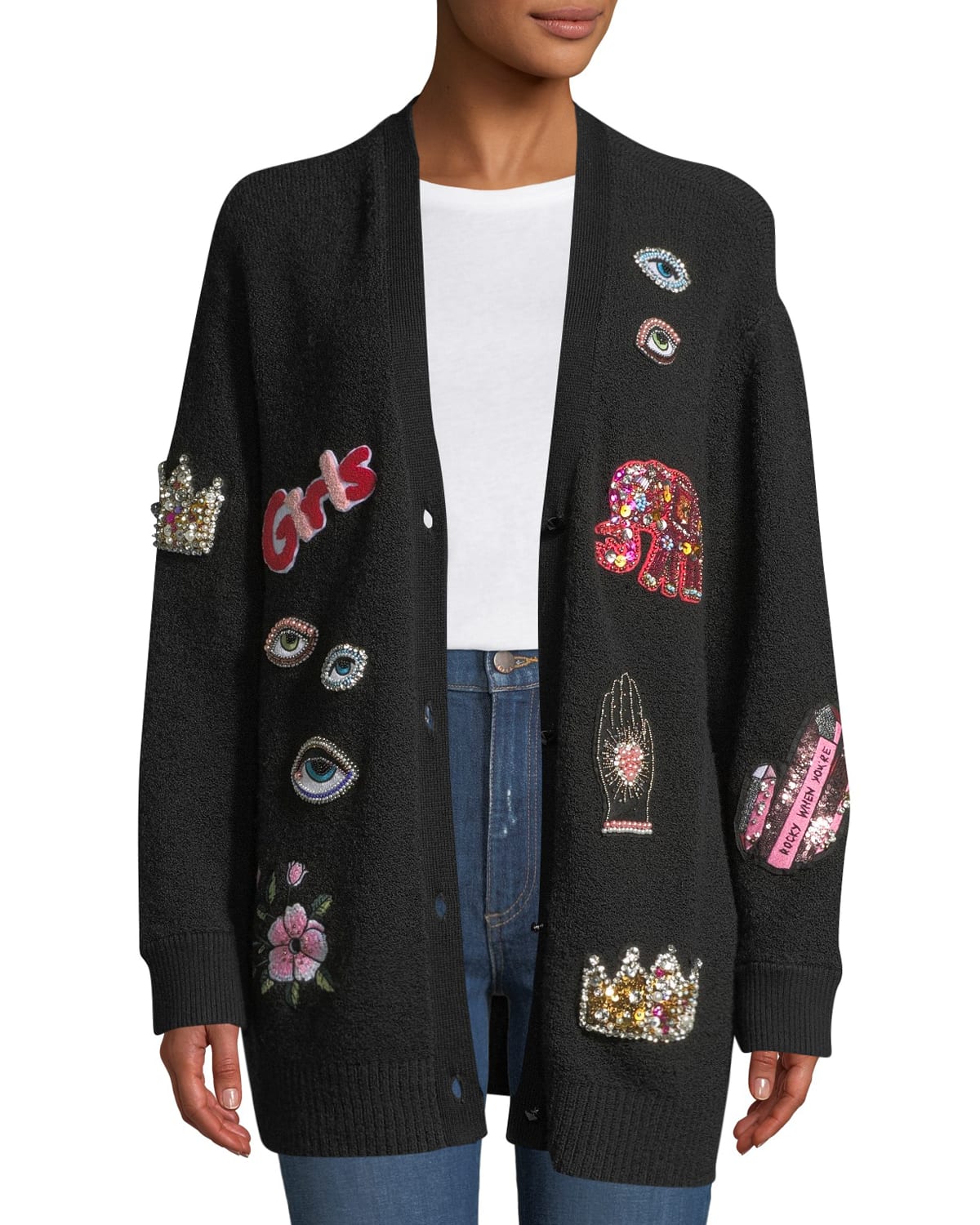 Alice and olivia bradford cardigan best sale