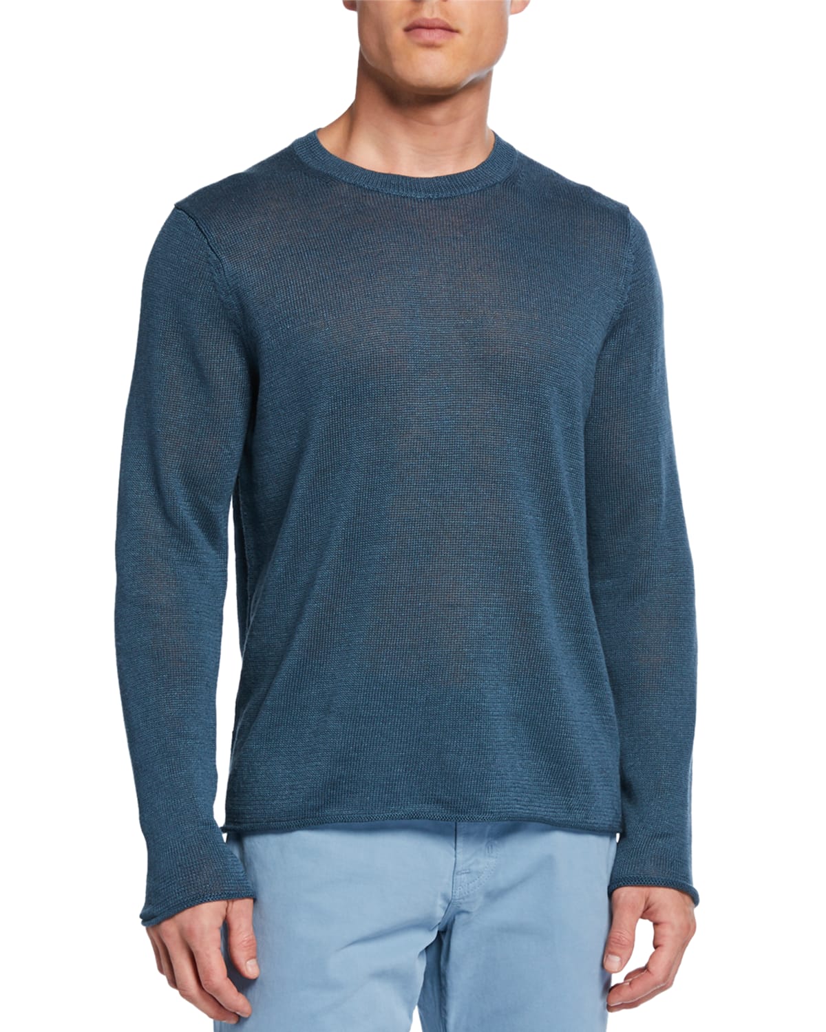 Linen sweater mens hot sale