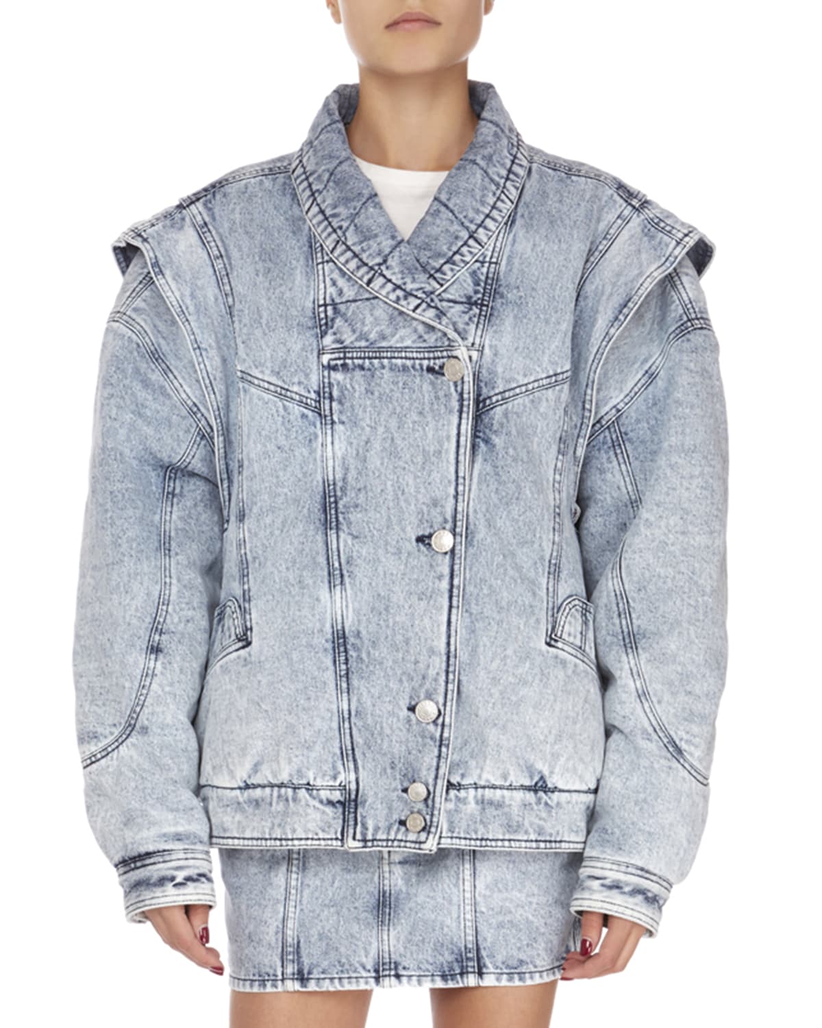 Isabel marant rany reversible denim jacket hot sale