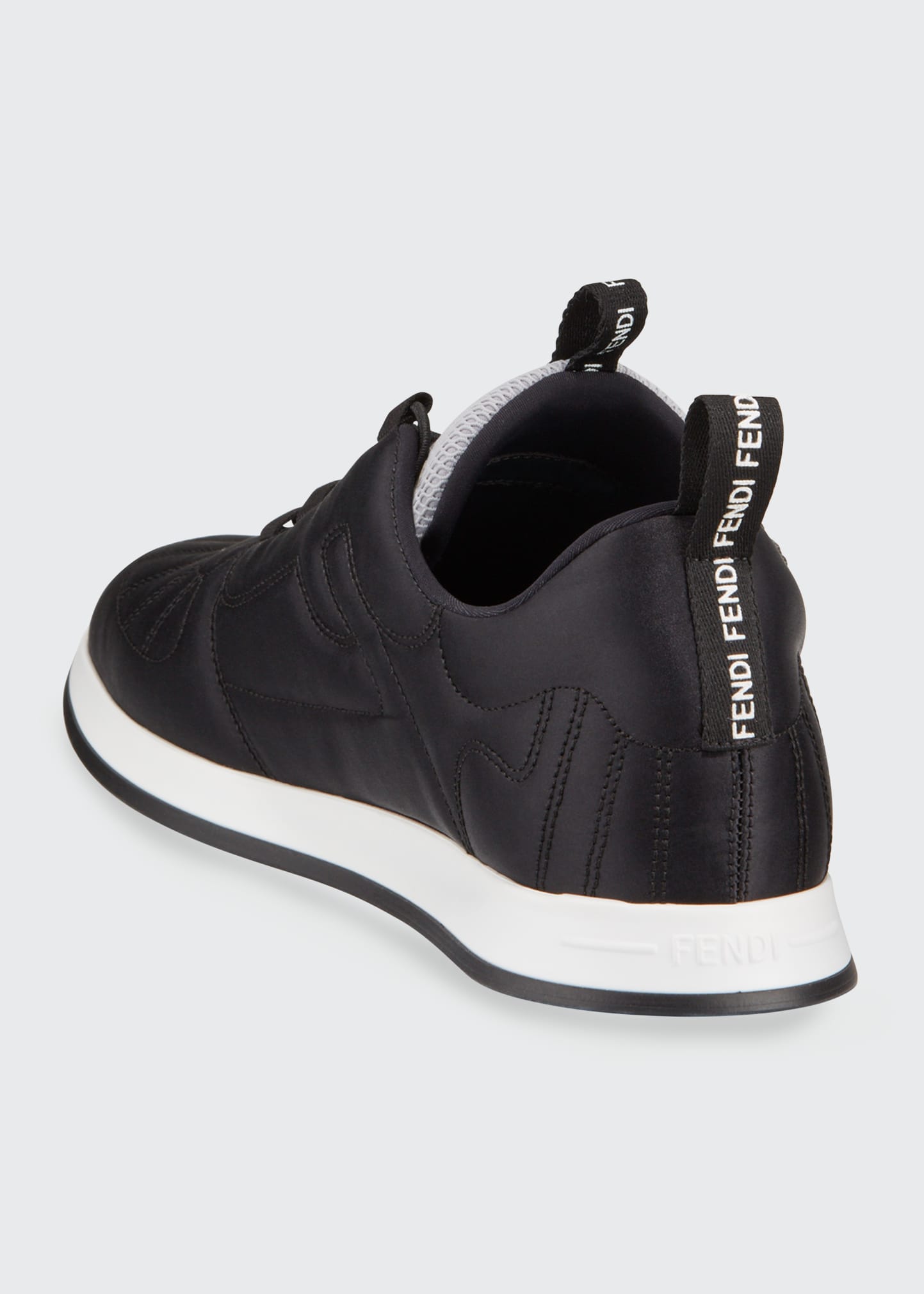 Fendi Freedom Stretch Sneakers with Crystals Bergdorf Goodman