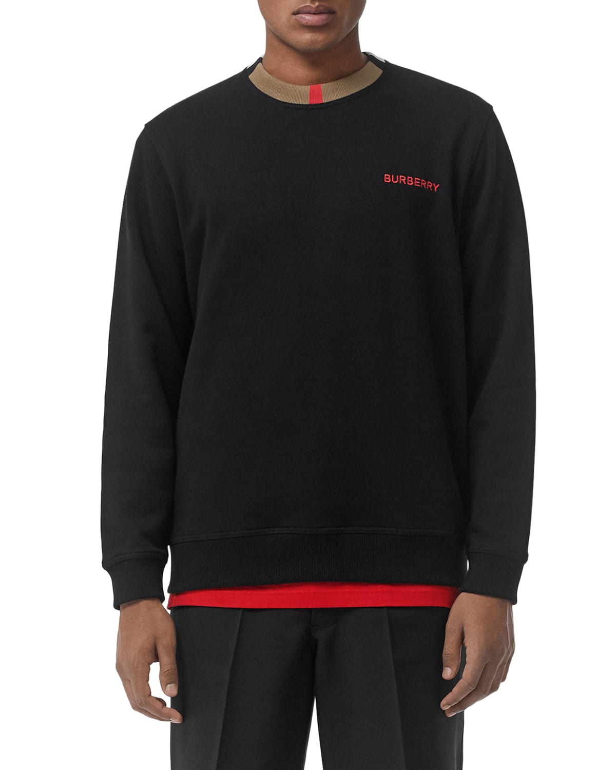 Burberry Men s Jarrad Icon Stripe Sweatshirt